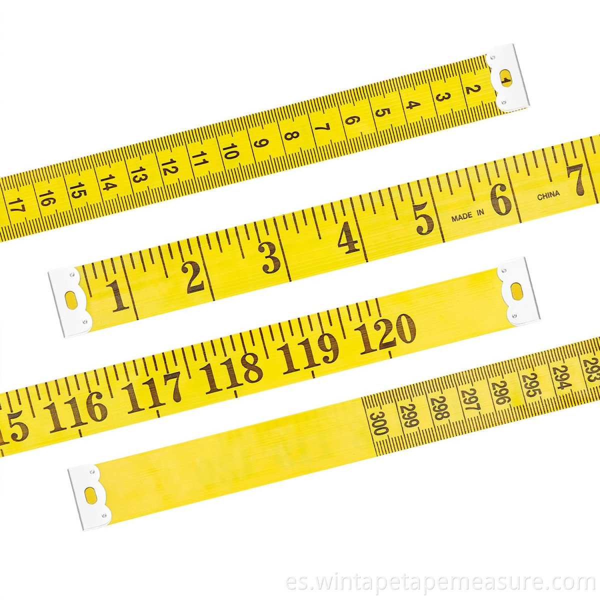 Regla de medición corporal Cinta métrica de sastre de costura Suave 120 pulgadas 3 M Regla de costura Medidor Cinta métrica de costura Color aleatorio